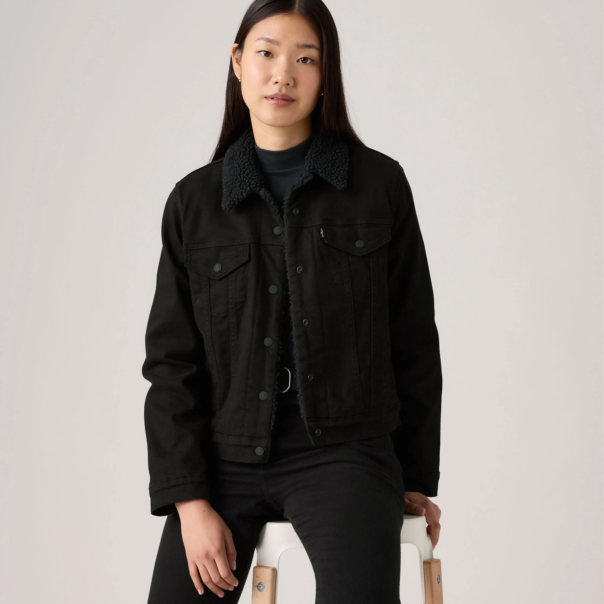 Levi’s® Women's Original Sherpa Trucker Jacket - Image 4