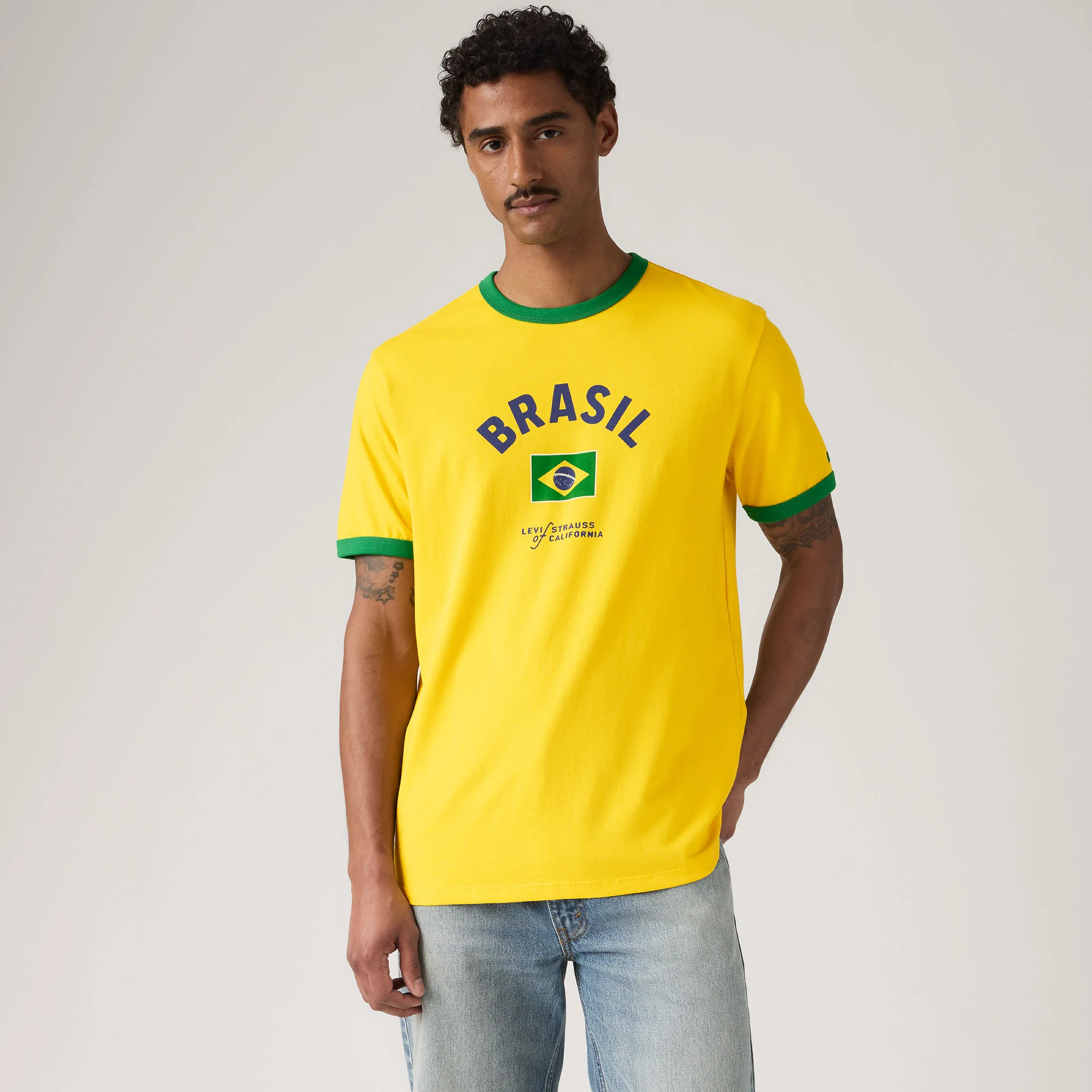 Levi's® Brazil Men's Ringer Tee - Image 3