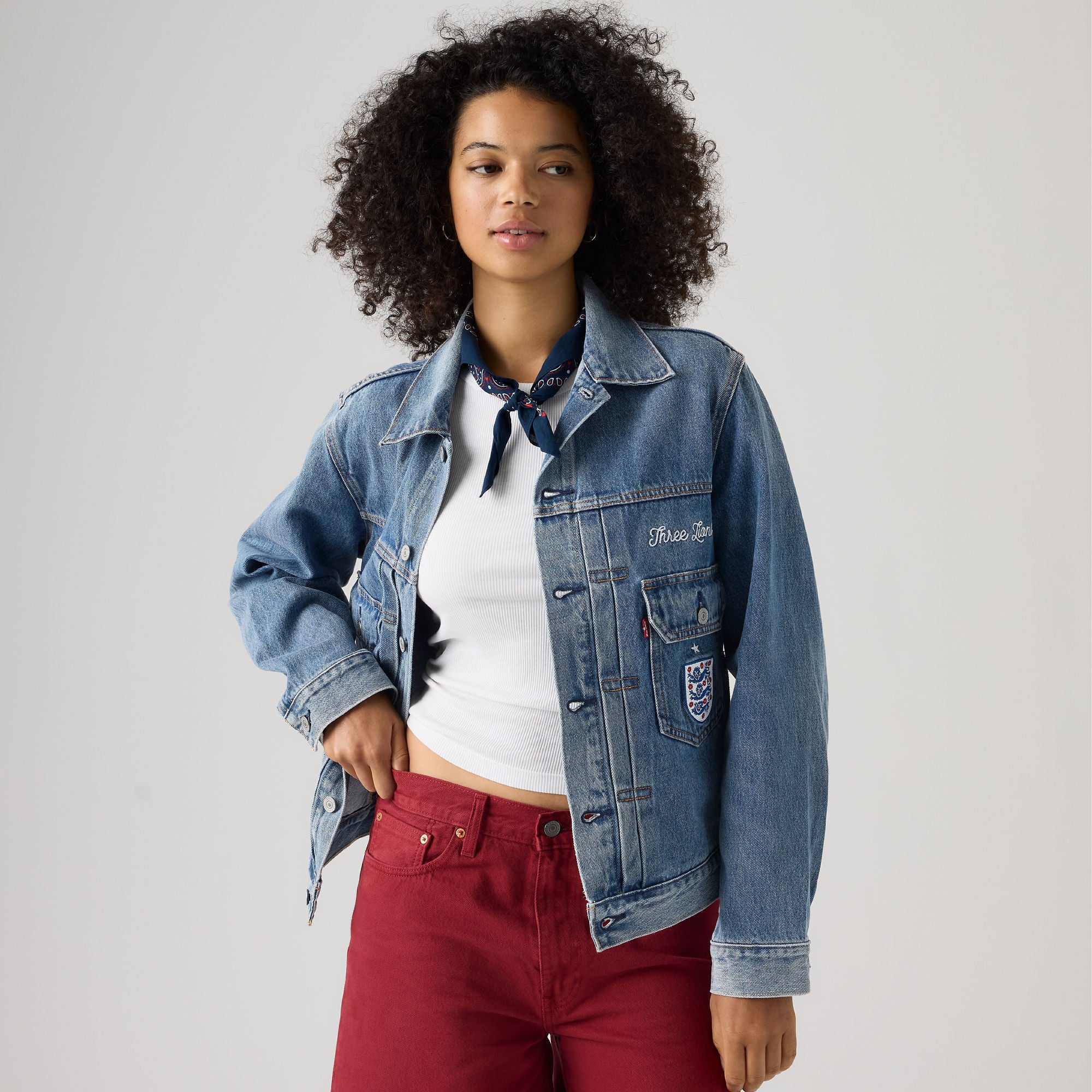 Levi's® England Football Type II Trucker Jacket - Image 3
