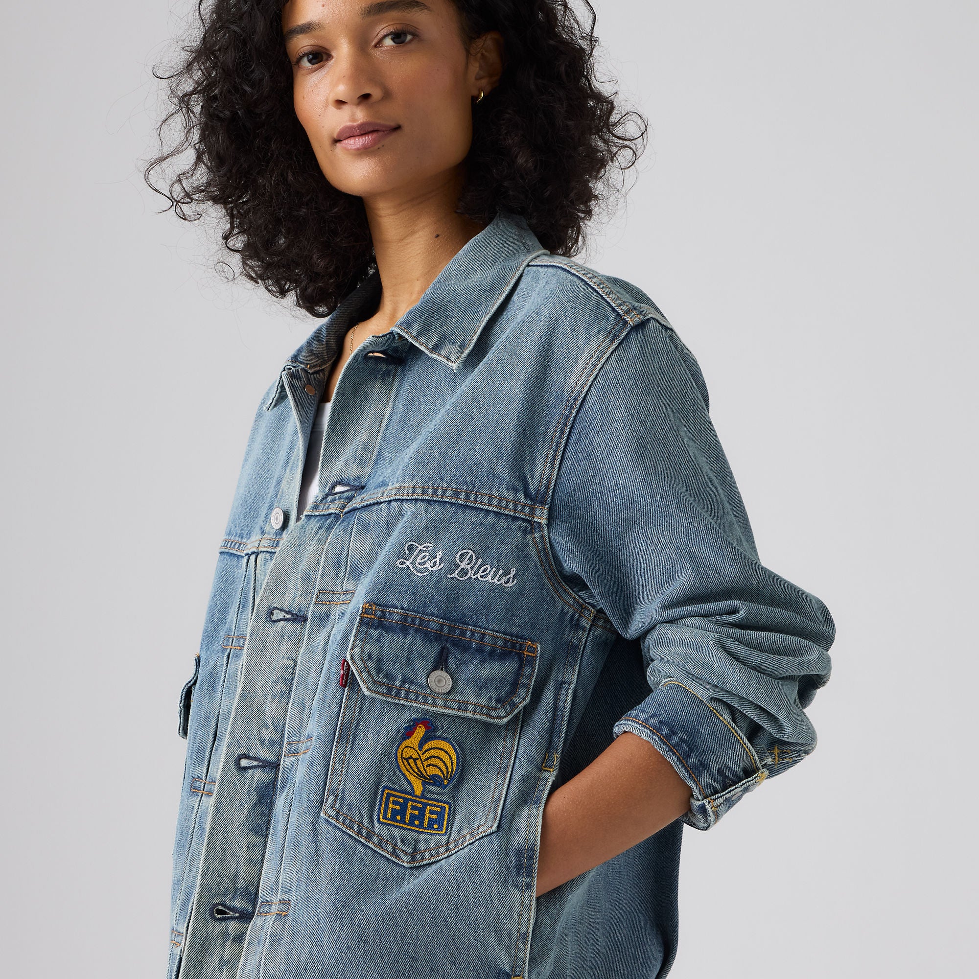 Levi's® France Football Type II Trucker Jacket - Image 3