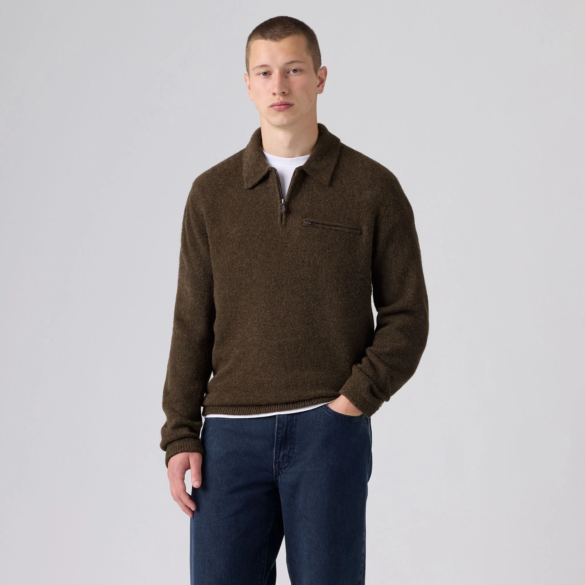Levi's® Men's Boulder Quarter-Zip Sweater - Image 3