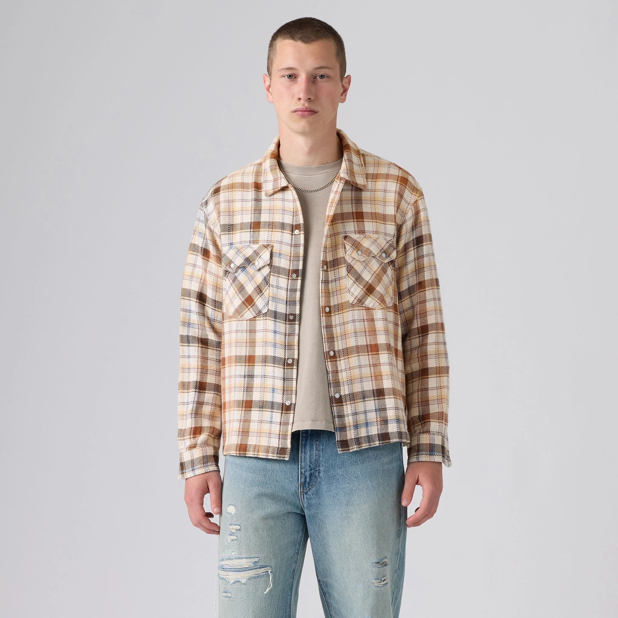Levi's® Men's Long-Sleeve Boxy Western Shirt - Image 3