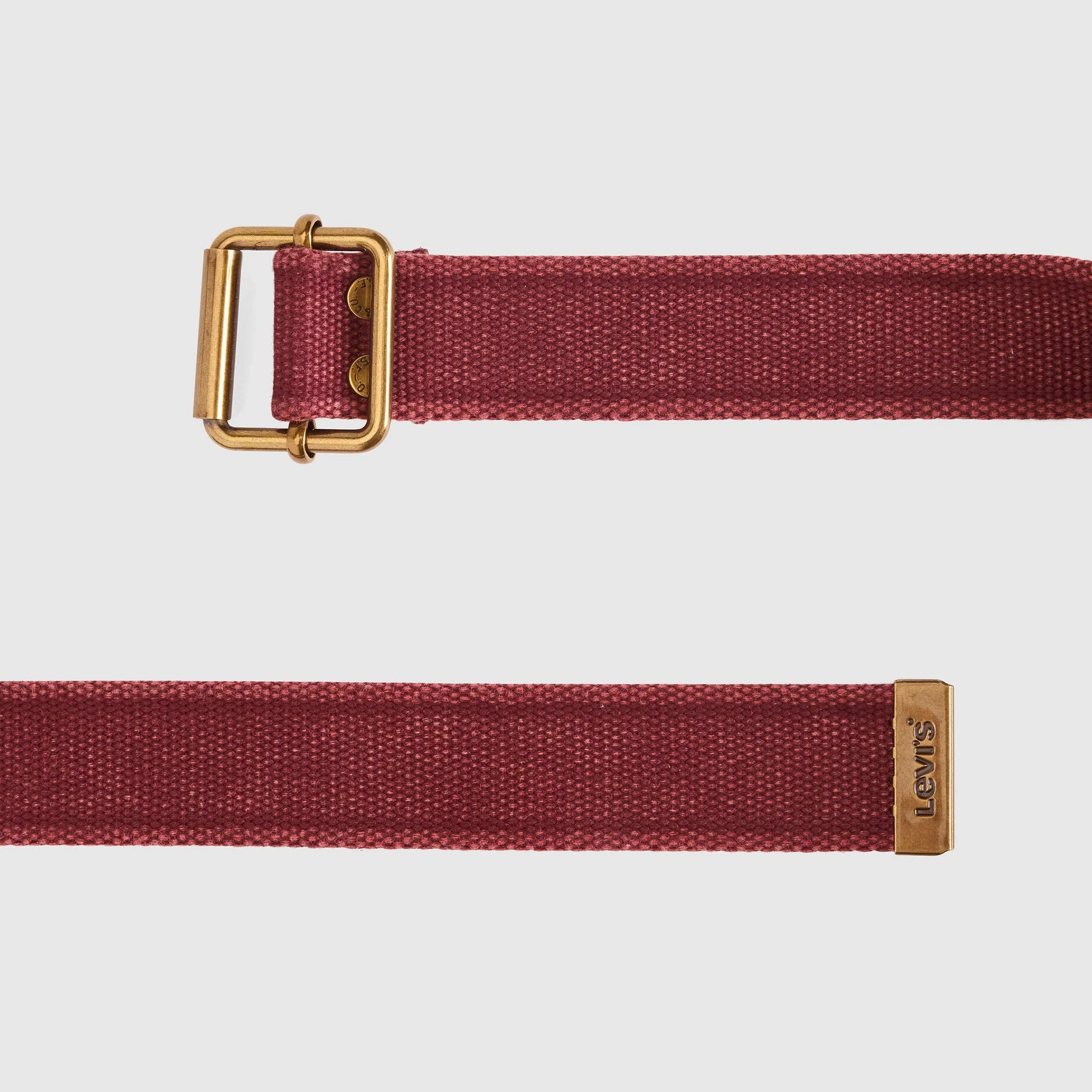 Levi's® Men's Washed Down Cotton Web Belt - Image 3