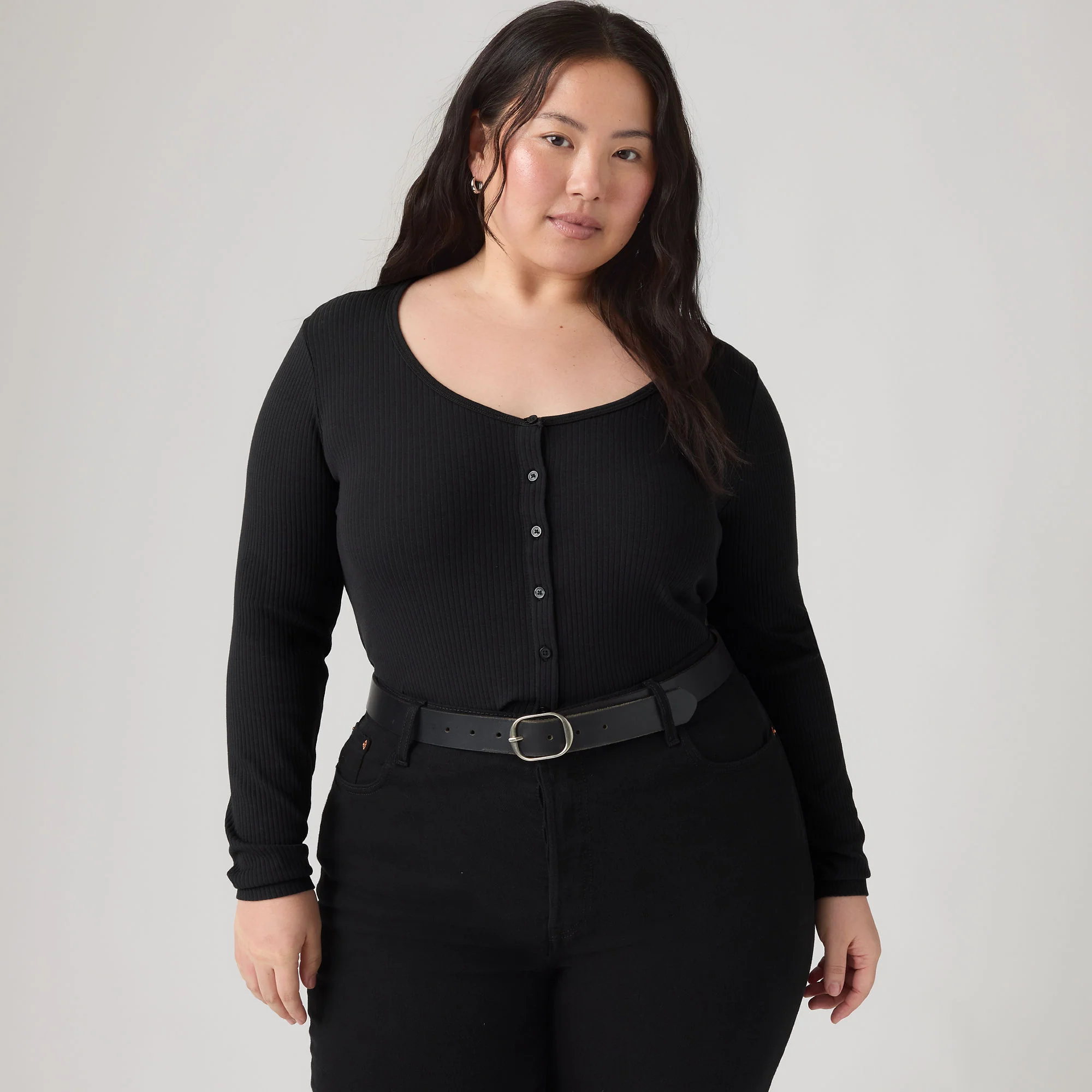 Levi's® Women's Austen Button-Up Long-Sleeve Top (Plus Size) - Image 2