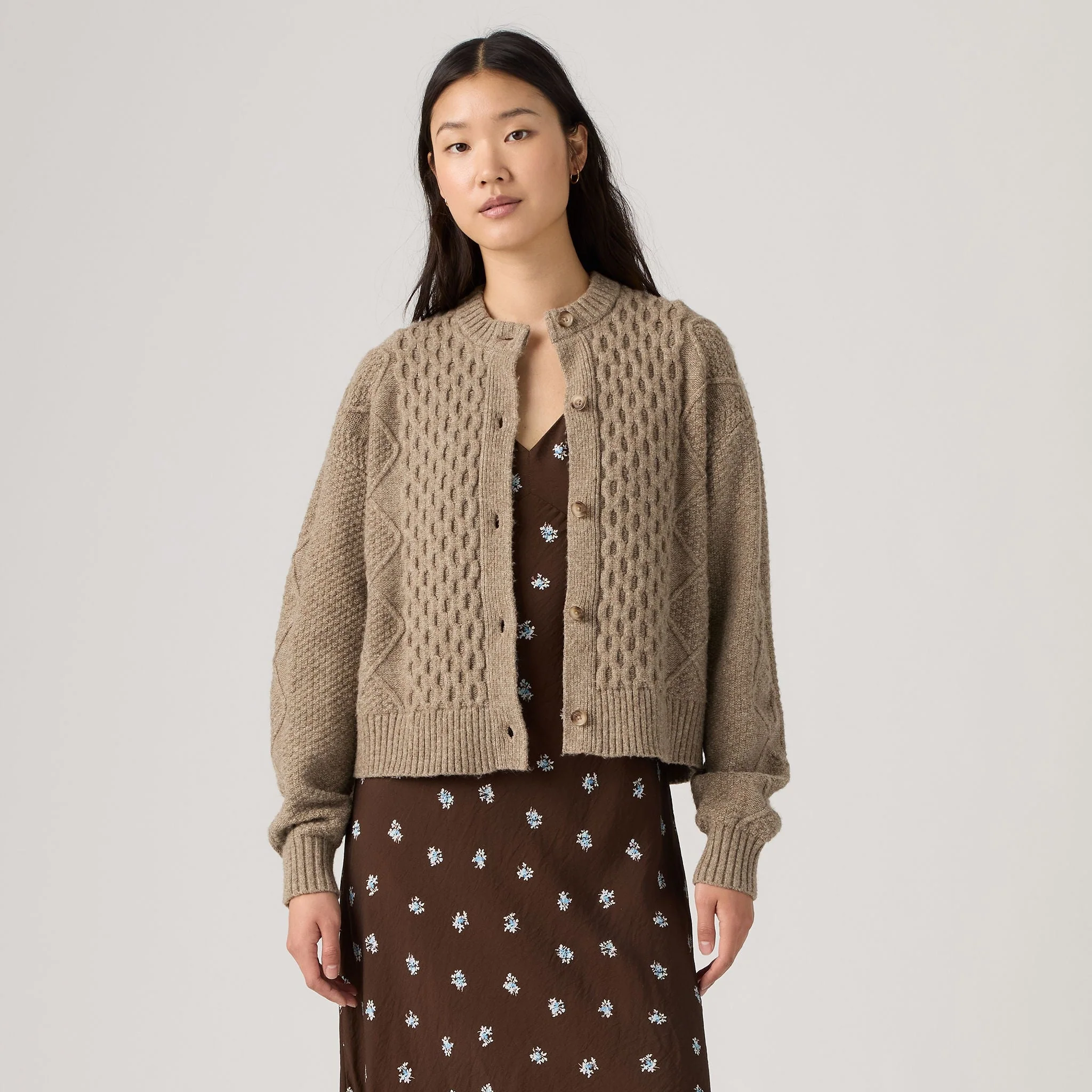 Levi's® Women's Charlotte Crewneck Cardigan - Image 3