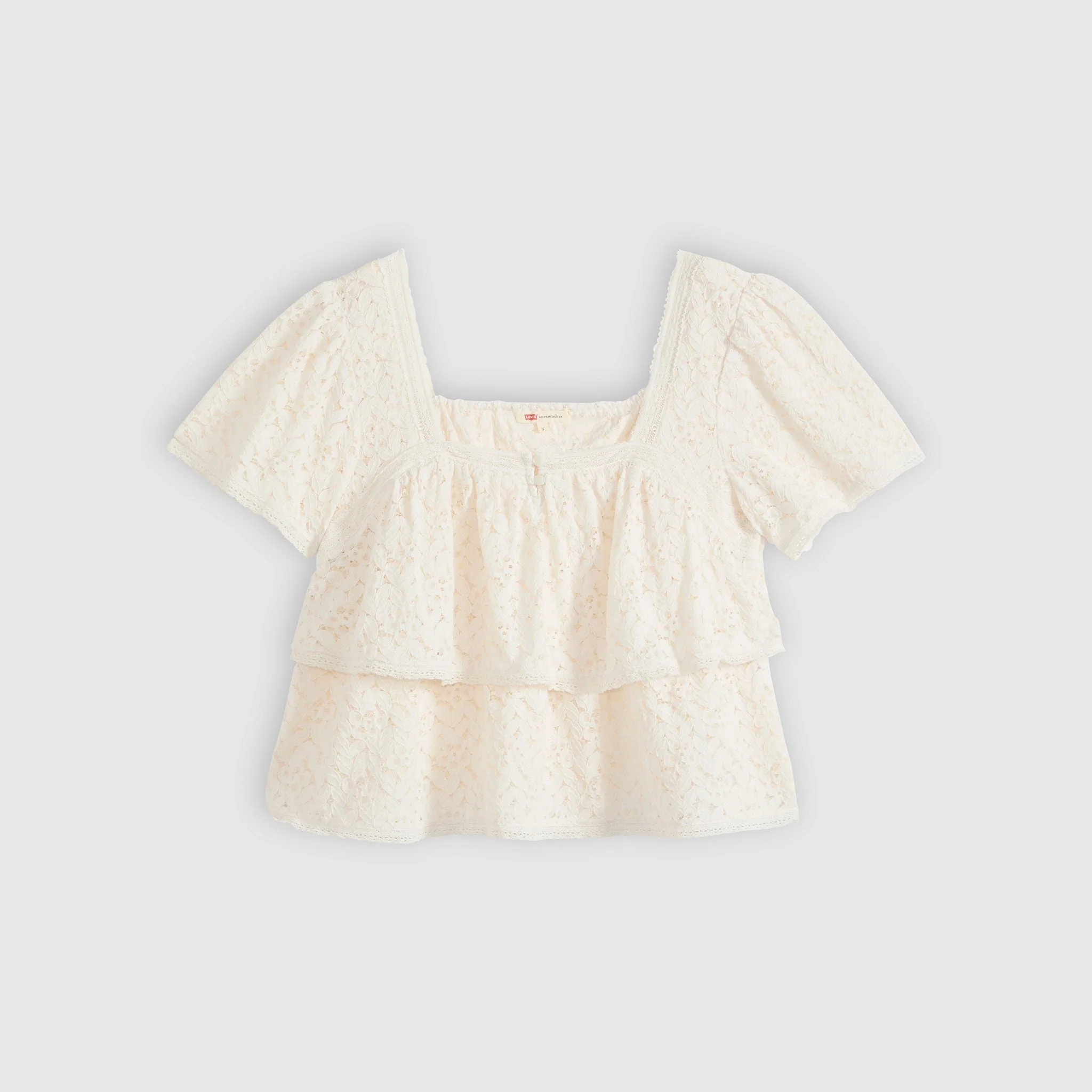 Levi's® Women's Dom Short-Sleeve Lace Blouse - Image 5