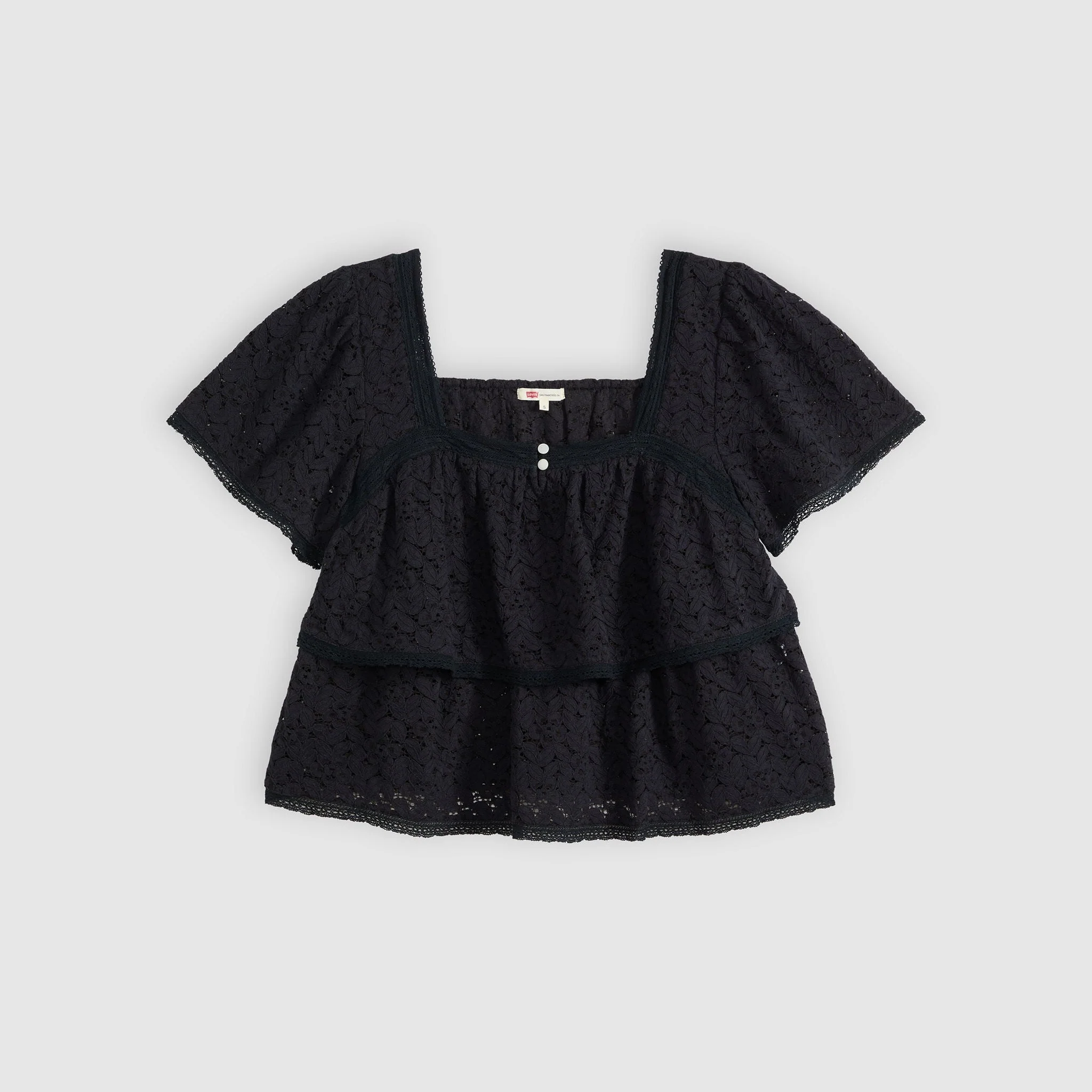 Levi's® Women's Dom Short-Sleeve Lace Blouse - Image 5