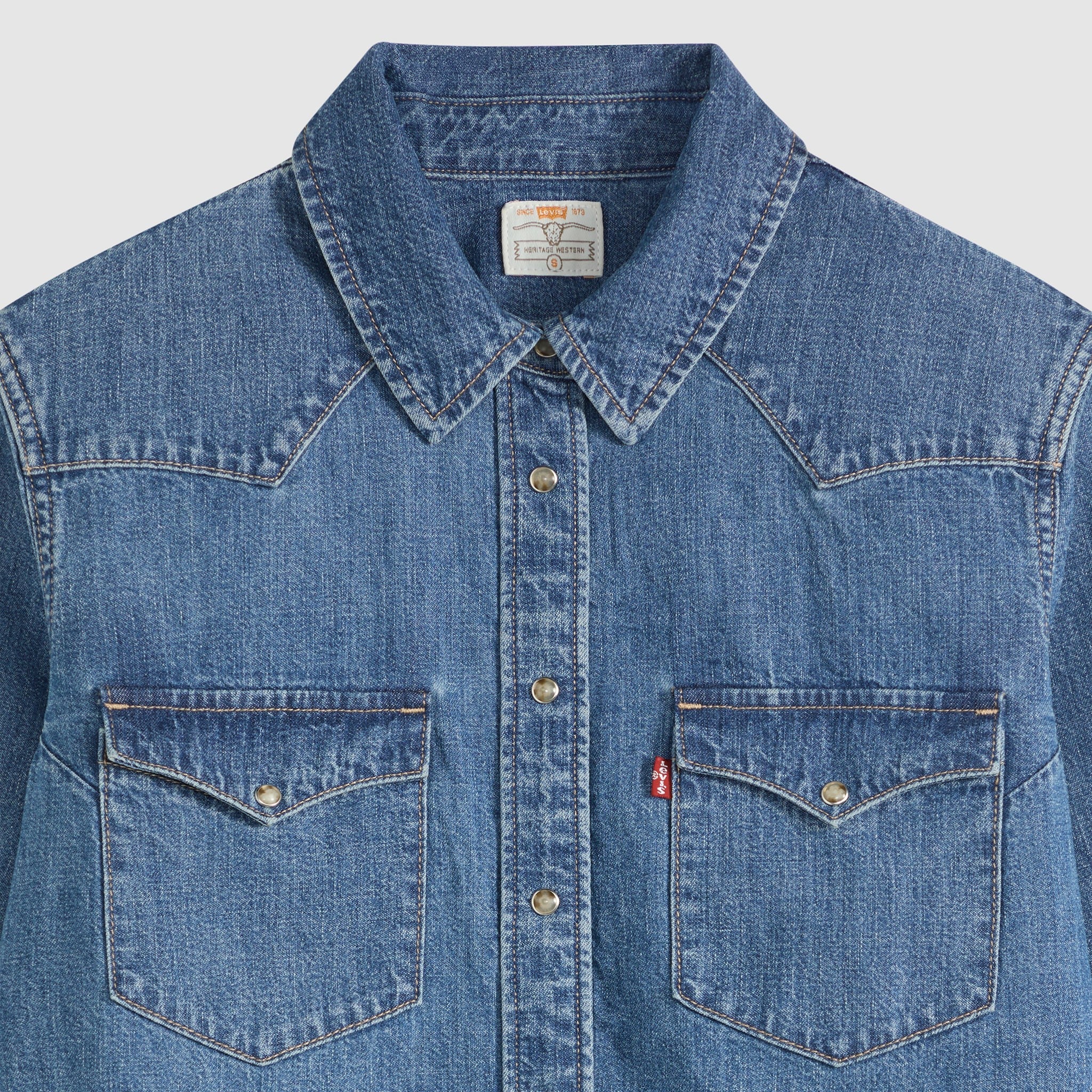 Levi's® Women's Heritage Western Denim Shirt - Image 6