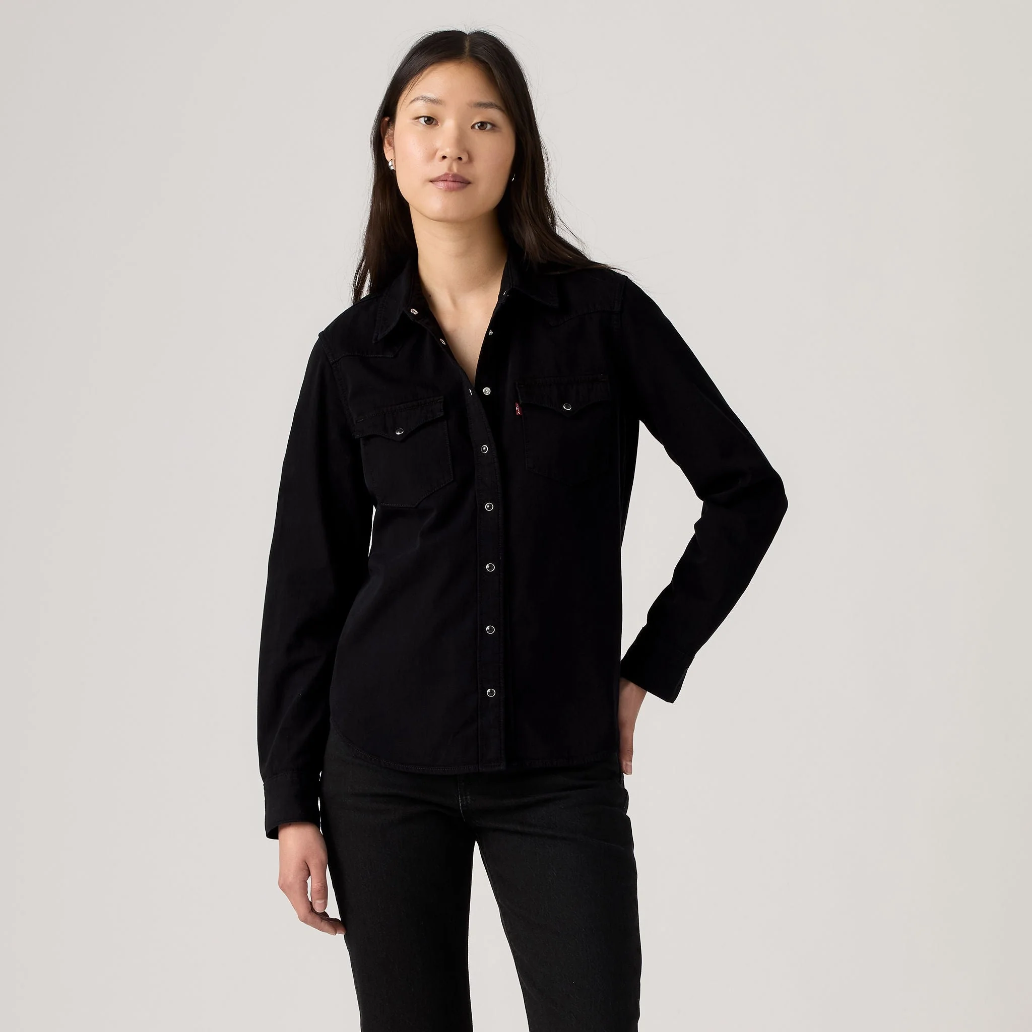Levi's® Women's Heritage Western Denim Shirt - Image 3