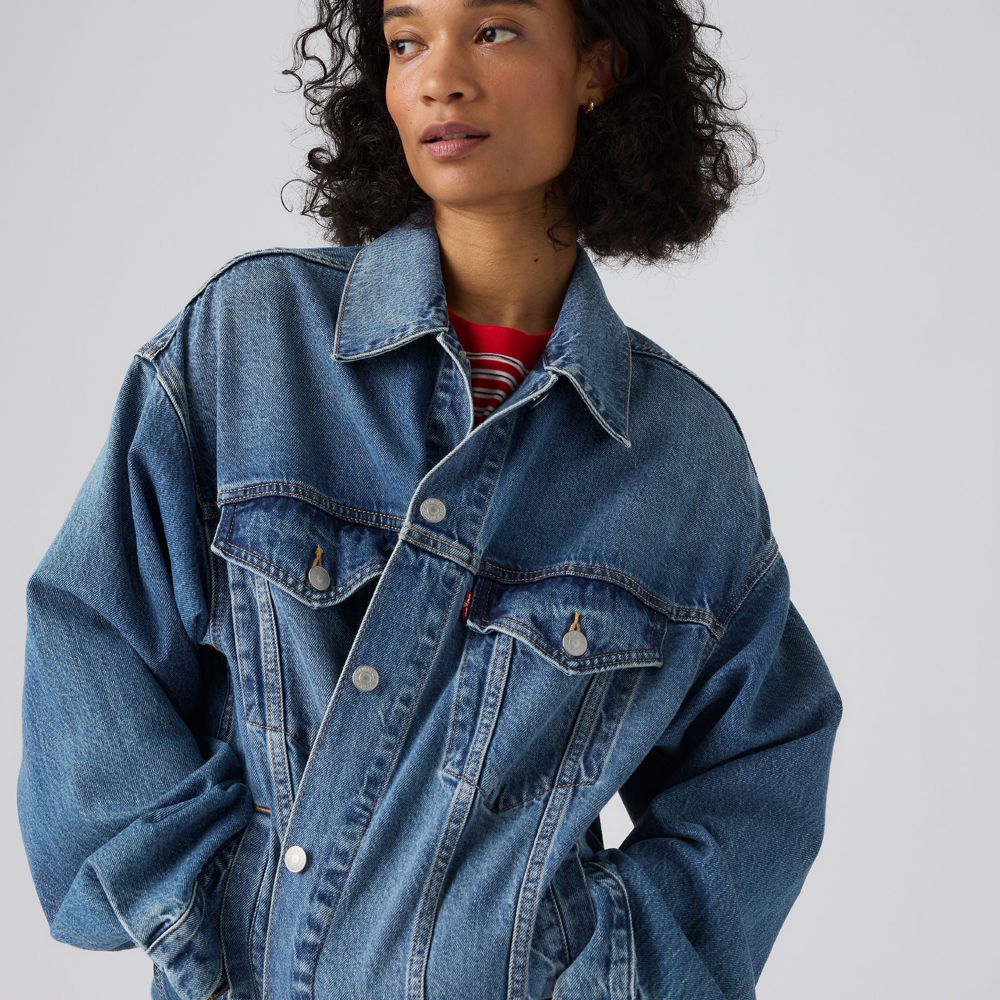 Levi's® Women's XL Trucker Jacket - Image 4